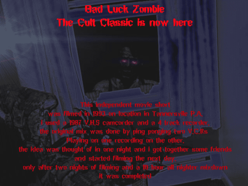 About Bad Luck Zombie
